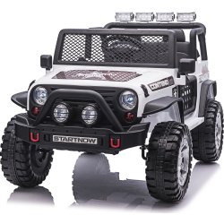 NORDIC PLAY Elbil Offroader 4x12,8V, hvid