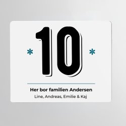 Skilt | Rektangel | 12 x 9 cm