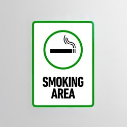 Skilt | Rektangel | 12 x 9 cm