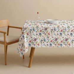 Voksdug blomster med bær, 140 cm, 5 meter
