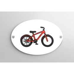 Skilt | Oval | 7 x 5 cm | M. huller