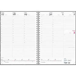 Mayland 2027 Ugekalender, højformat, grå