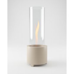 Tenderflame Cycloflame bord, beige, H40cm