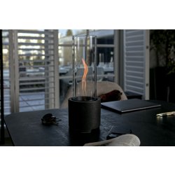 Tenderflame Cycloflame bord, sort, H40cm