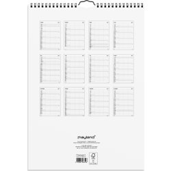 Mayland 2027 Vægkalender, Black & White, 3 kol.