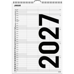 Mayland 2027 Vægkalender, Black & White, 3 kol.