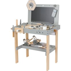 NORDIC PLAY Værktøjsbænk med tilbehør 77x55x34 cm