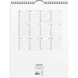 Mayland 2027 Vægkalender, Black & White, 5 kol.