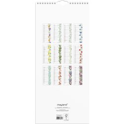 Mayland 2027 Vægkalender, blomster