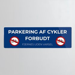 Skilt | Rektangel | 21 x 6,5 cm