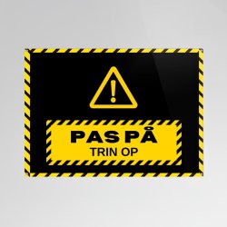 Skilt | Rektangel | 25,5 x 20,3 cm