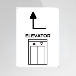 Skilt | Rektangel | 25,5 x 20,3 cm