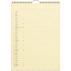 Mayland 2027 Vægkalender, Color, lille