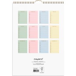 Mayland 2027 Vægkalender, Color, lille