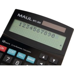Maul bordlommeregner MTL 800, sort