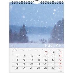 Mayland 2027 Vægkalender, dansk natur