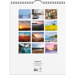 Mayland 2027 Vægkalender, dansk natur