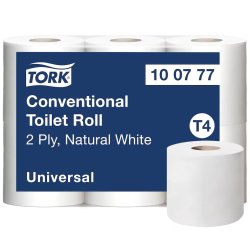 Tork T4 Universal Toiletpapir, 2-lag, 42 rl
