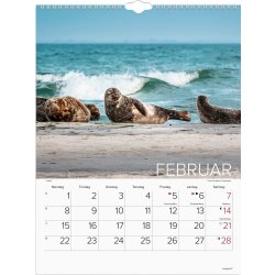 Mayland 2027 Vægkalender, verdens dyr