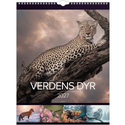 Mayland 2027 Vægkalender, verdens dyr