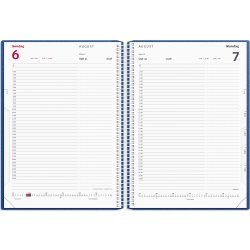 Mayland 2028 Timekalender, plast, blå