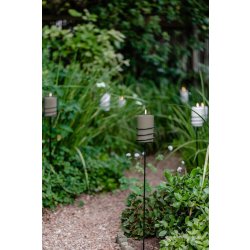 UYUNI Outdoor LED Lys H12,7cm, m/spyd, sandstone