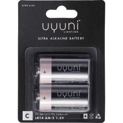 UYUNI Outdoor 2 LED Lys H17,8cm m/remote, sandsten
