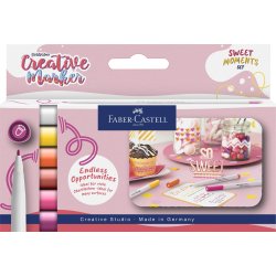 Faber-Castell Creative Marker, Sweet, 6 farver