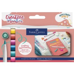 Faber-Castell Creative Marker, Holiday, 6 farver