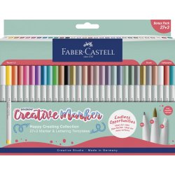 Faber-Castell Creative Marker Sæt, 30 stk.