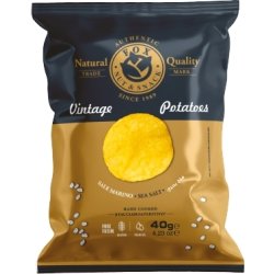 Vintage chips med Havsalt, 40 g
