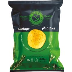 Vintage chips med Rosmarin og Havsalt, 40 g