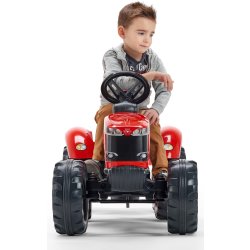 FALK Massey Ferguson traktor m/vogn, rød