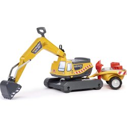 FALK Super Builder gravemaskine m/vogn, gul