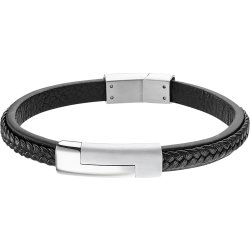 Lotus Style armbånd til mænd, læder, L19cm