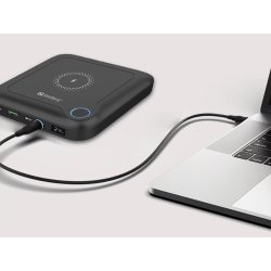 Sandberg All-in-1 Laptop Powerbank, 25000 mAh
