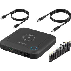 Sandberg All-in-1 Laptop Powerbank, 25000 mAh