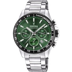 FESTINA Chronosport Herreur, grøn skive, Ø45mm