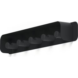 Durable Knagerække m. 5 knager DURASTORE®, sort