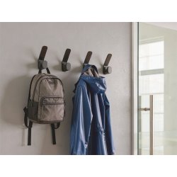 Durable Dobbeltknager, 4 stk, DURASTORE®, sort