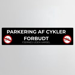 Skilt | Rektangel | 27 x 6,5 cm