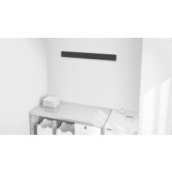 Tørrestativ, væghængt / foldbart, Sort,  6m