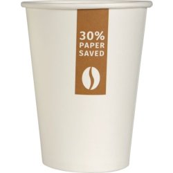 Papkrus, 30% paper saved, hvid, 36 cl, 50 stk.
