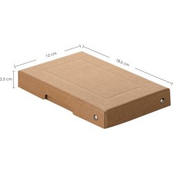 Exacompta Pure Box, 100x150mm, H25 mm, nature