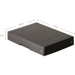 Exacompta Pure Box, A5, H40mm, sort