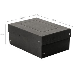 Exacompta Pure Box, A5, H100mm, sort