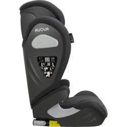 Avova Autostol, Sora-fix r129 100-150cm grå