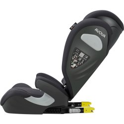 Avova Autostol, Sora-fix r129 100-150cm grå