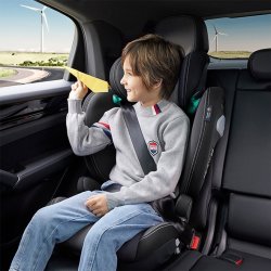 Avova Autostol, Sora-fix r129 100-150cm grå