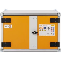 Batteriopbevaringsskab u/fødder, 66x80x52 cm.
